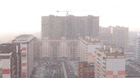 Residential building Stock Footage 88669690