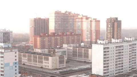 Residential building Stock Footage 88669694