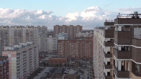 Residential building Stock Footage 88669795