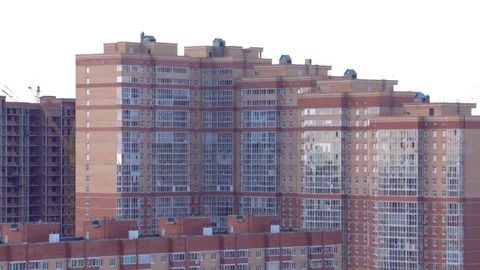 Residential building Stock Footage 88669821