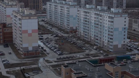 Residential building Stock Footage 88669865