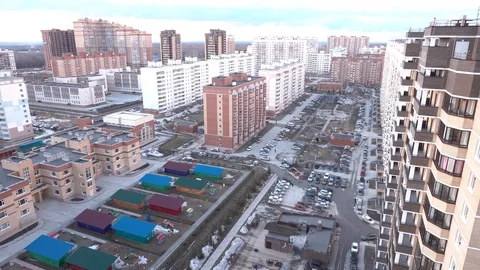 Residential building Stock Footage 88669888