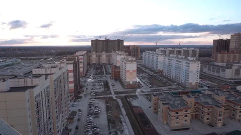 Residential building Stock Footage 88669917