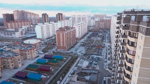 Residential building Stock Footage 88669945