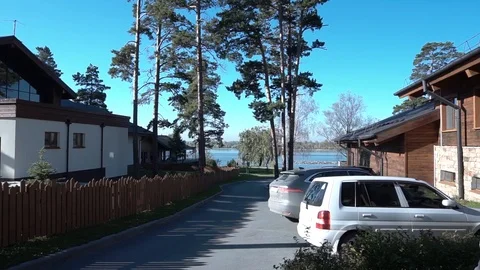 Residential building Stock Footage 99297547