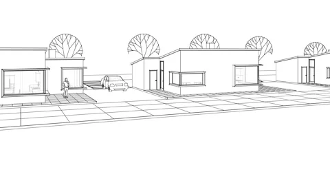 Residential building Stock Footage 275394460