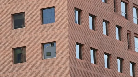 Residential building windows Stock Footage 77049445