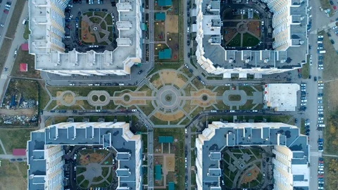 Residential complex Stock-Footage 97594926