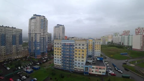 Residential Complex Stock Footage 284636587