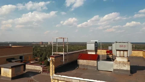 Residential complex near the forest Video stock 267493905
