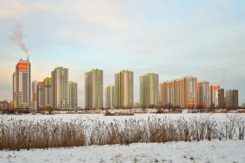 The residential complex "Sofia" on the southern highway from the company of L Stock Photos