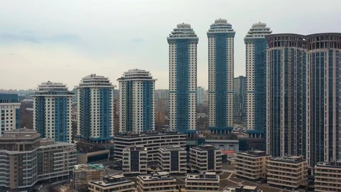 Residential complex Sparrow Hills. Stock Footage 106756291