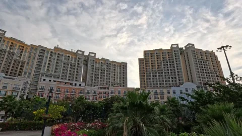Residential Complex Surrounded by Lush Greenery on Phu Quoc Island Vietnam Stock Footage 339960970