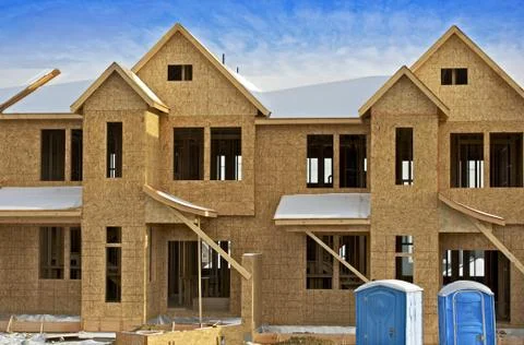 Residential complex under construction Foto stock