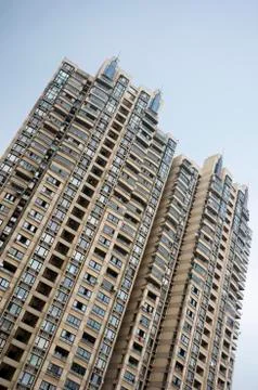 Residential condominium Stock Photos