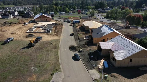 Residential Construction 9 Stock Footage 116748893