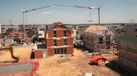 Residential construction Stock Footage 11129288