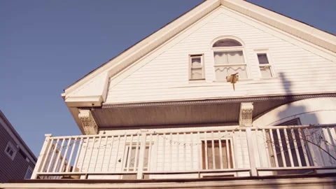 Residential Deck at Sunrise Stock Footage 157114515