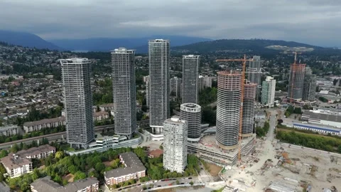 Residential Development Under Construction Stock Footage 347162651