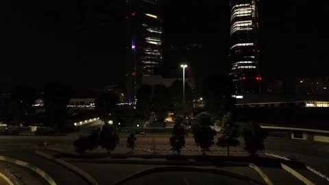 Residential district in Milan Stock Footage 95754233