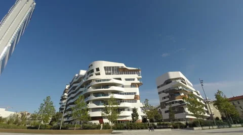 Residential district rotating timelapse Video stock 68518586