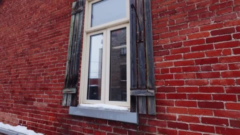 Residential Facade With Repetitive Window Structure Stock Footage 326706471