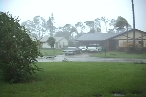Residential Hurricane Stock Footage 311689