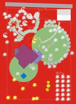Residential Improvement Plan Stock Illustration