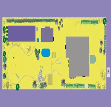 Residential Improvement Plan Stock Illustration