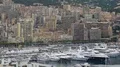 Residential real estate in Monaco, many expensive yachts moored in sea harbor 4k or 4k+ Resolution