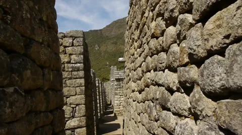 Residential section of Machu Picchu Stock Footage 39916639