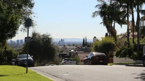 Residential Street Stock Footage 20437251