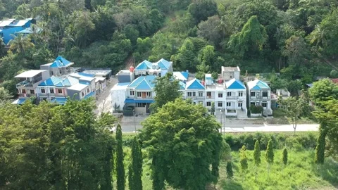 Residential view using drone Video stock 235371719