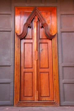 Residential window frame Stock Photos