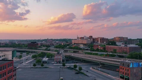 Residual Light - Syracuse, NY 库存影片 336472992