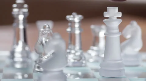 Resigning chess game 스톡 동영상 24790333