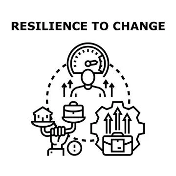 Resilience to change and adaptability concept vector Stock Illustration