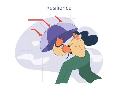 Resilience concept. Stock Illustration