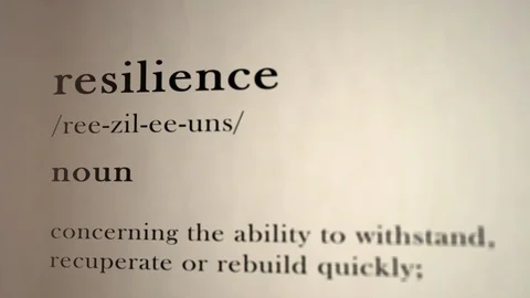 Resilience Definition Stock Footage 125455773