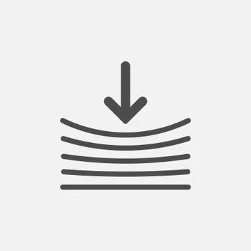 Resilience icon. isolated on white background. Vector illustration. Stock Illustration