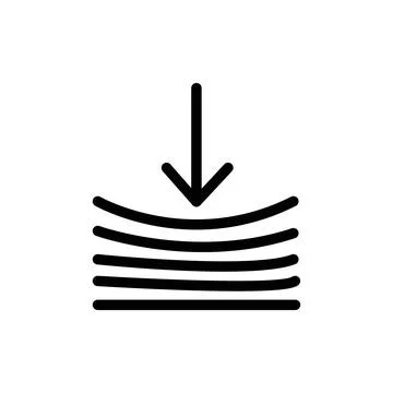 Resilience Material Icon for Durable and Strong Materials Stock Illustration