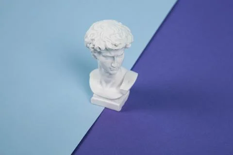 Resin bust bicolor Stock Photos