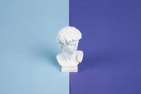 Resin bust bicolor Stock Photos