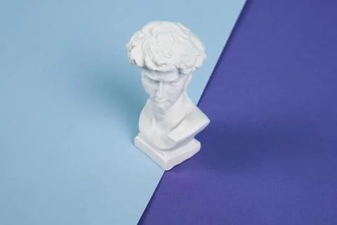 Resin bust bicolor Stock Photos