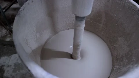 Resin Coated Sand products for casting process Stock Footage 220697355