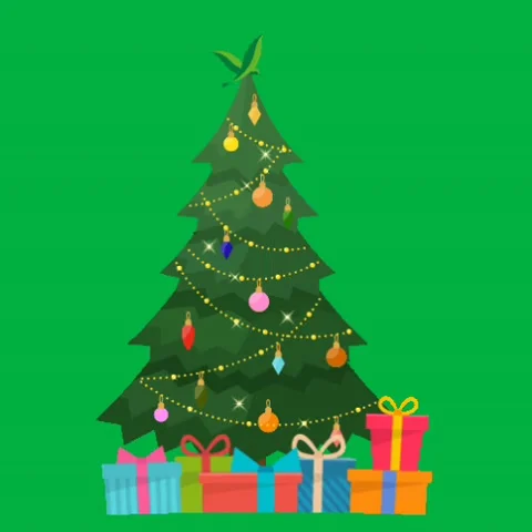 Resist the Christmas tree Green Screen Stock Footage 162913754