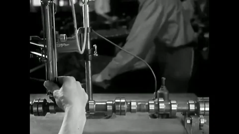 The resistance of hard metals is tested and measured with various instruments in Stock Footage 83138931