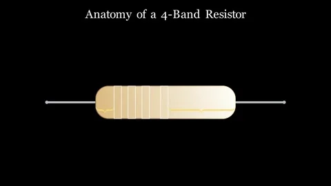 Resistor Color Code Explanation 스톡 동영상 340871474