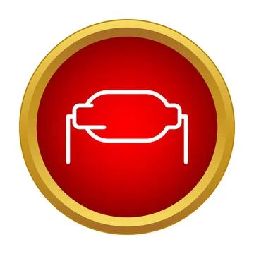 Resistor electronic component icon representing technology engineering Stockillustratie
