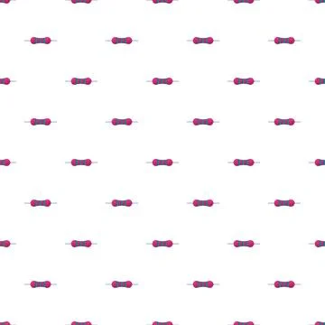 Resistor electronic component seamless repeating pattern background Stockillustratie